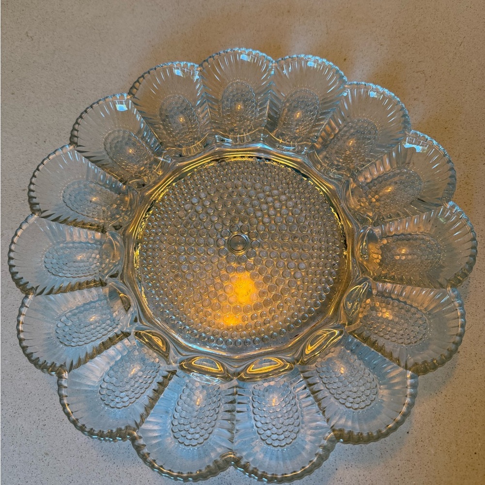 Elegant Glass Serving Platter